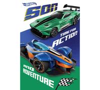 Danilo Promotions LTD Hot Wheels Son Birthday Card, Multicolor, 210 x 290 mm