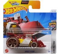 Hot Wheels - Speed Dozer - HW Metro 5/10 - HTF03 - Short Card - Netflix Let's Race - Mattel 2024-1:64