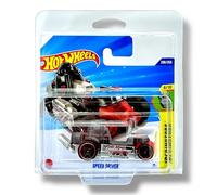 Hot Wheels Speed Driver (Black, Red & Metal) 8/10 Experimotors - 2025-206/250 (Short Card) - includes a KLAS Car Keeper Protector Case - JBB88