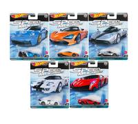 Hot Wheels Speed Machines Set of 5 Premium Car Culture