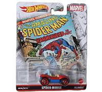 Hot Wheels Spider Mobile: 1/64 Scale Diecast Spider-Man Car for Kids, Boys