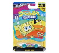 Hot Wheels SpongeBob SquarePants Car, 1:64 Scale, Yellow, Cartoon, Unisex, Kids (3+)