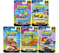 Hot Wheels Retro Entertainment Premium Diecast Model Cars Full Set of 5 Vehicles