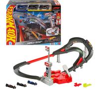 Hot Wheels Sprint Race Circuit Track Set with 3 Toy Cars