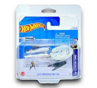 Hot Wheels (Star Trek U.S.S. Enterprise NC-1701 (Original Light Grey) 2/10 HW Screen Time - 2024-4/250 (Short Card) - COMES IN A KLAS CAR KEEPER SHORT CARD PROTECTOR CASE - HTB32