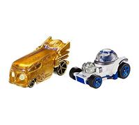 Hot Wheels Star Wars Character Car 2-Pack, C-3PO and R2-D2
