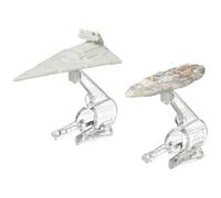 Hot Wheels Star Wars Starship Star Destroyer vs. Mon Calamari Cruiser Vehicle 2-Pack
