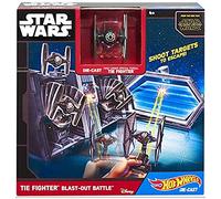 Star Wars Hot Wheels Starship Play Set Hoth Echo, Rebels Transport, TIE Fighter