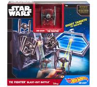 Hot Wheels Star Wars Tie Fighter Die-Cast Playset Mattel