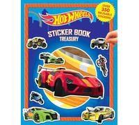 Hot Wheels Sticker Book Treasury - Activity Books for kids, 350 reusable stickers, 96 pages of fun