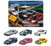 Hot Wheels Street of Japan Multi-Pack 6 Cars Toy for Ages 3+ JBY77