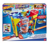 Hot Wheels Stunt And Splash Car Wash With 1:64 Shifter Color Playset