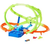 Hot Wheels Stunt Tracks Hypersphere Crash Track Set & Toy Car