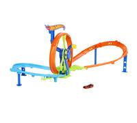 Hot Wheels Stunt Tracks Rapid Launch & Loop Playset