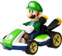 Hot Wheels Mario Kart 1:64 Scale Replica Die Cast - Luigi Standard Kart