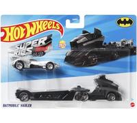 Hot Wheels Super Rigs Batmobile Hauler, 1:64 Scale Diecast Vehicle