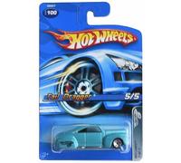 Hot Wheels Tail Dragger, Red Lines 5/5 [Teal] #100