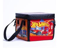 Hot Wheels Tara Toys Ramp It Up ZipBin Storage Box, Holds 300 Toy Cars, Includes Playmat and 2 Fold-out Ramps, Ages 3+