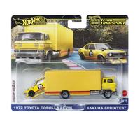 Hot Wheels Team Transport 1972 Toyota Corolla Levin and Sakura Sprinter Set #75