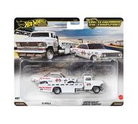 HOT WHEELS TEAM TRANSPORT '61 IMPALA HORIZON HAULER #87 JHX88