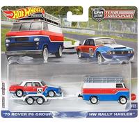 Hot Wheels Team Transport '70 Rover P6 Group 2 & HW Rally Hauler #55 HKF45