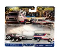 Hot Wheels Team Transport - DMC Delorean and HW Rally Hauler 2 Vehicle Set (#78)