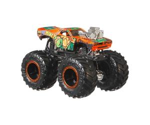 Hot Wheels Teenage Mutant Ninja Turtles Michelangelo Toy Car 1:64, Glossy Finish