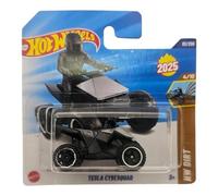 Hot Wheels Tesla Cyberquad, 2025 HW Dirt Series, 92/250 Die-Cast Model, Black