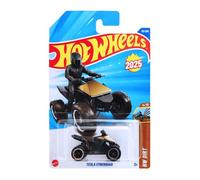 Hot Wheels Tesla Cyberquad HYX91 HW Dirt 4/10 Short Card Black Gold Tesla Licence Mattel 2025 1:64