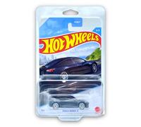 Hot Wheels Tesla Model 3 (Black) 3/5 Luxury Sedans 2022 - (Long Card) - COMES IN A KLAS CAR KEEPER PROTECTIVE COLLECTORS CASE - HDH14