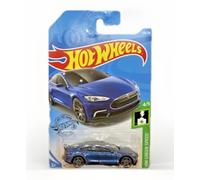 Hot Wheels Tesla Model S Green Speed 226 Long Card Electric Vault Racer 1/64