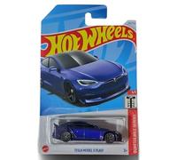 Hot Wheels Tesla Model S Plaid (Blue), Quarter Mile Heroes 5/5