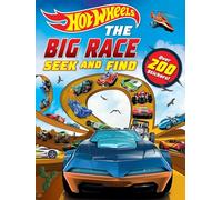 Hot Wheels: The Big Race Seek and Find: 100% Officially Licensed by Mattel, Over 200 Stickers, Perfect for Car Rides for Kids Ages 4 to 8 Years Old