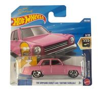 Hot Wheels - The Simpson Family Car - JJJ68 - Screen Time 3/10 - Short Card - Pink - Official Licensed Model - Mattel 2026 (108/250) - 1:64 - Die-Cast Metal