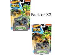 Hot Wheels TMNT Diecast Cars Michelangelo & Leonardo X2