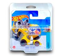 Hot Wheels Tooned Twin Mill (Yellow) 1/5 Tooned - 2023-170/250 (Short Card) - COMES IN A KLAS CAR KEEPER PROTECTIVE COLLECTORS CASE - HKJ84