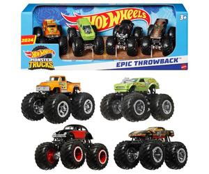Hot Wheels TOTAL Hw Mt 1:64 4-Pack Ast