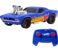 Hot Wheels Toy Car, 1:16 Scale RC Rodger Dodger Remote-Control Vehicle.