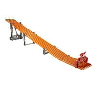 Hot Wheels Toy Car Track Set Super 6-Lane Raceway, 8ft Track that Rolls Up for Storage, 6 1:64 Scale Cars (Amazon Exclusive)