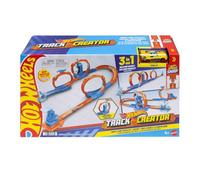 Hot Wheels Toy Car Track Set, Triple Loop Pack & 1:64 Scale Vehicle, Track-Building Components With 3 Loops, Speed Snap Tracks &
