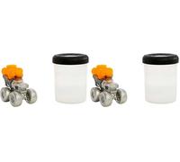 Hot Wheels Toy Monster Trucks (Assorted Styles, One Random Item), Color Reveal 1:64 Scale Vehicle with Clip-On Water Tank, Dunk in Water for Surprise, HJF39 (Pack of 2)