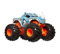 Hot Wheels Toy Monster Trucks Oversized Rhinomite 2024 1:24 Scale Die-Cast Blue Orange White