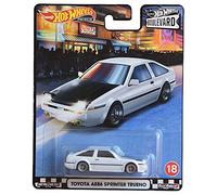 Hot Wheels Toyota Ae86 Sprinter Trueno, [White] Boulevard #18