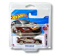 Hot Wheels Toyota GR86 Cup (Dark Red, Gold & White) 1/10 Compact Kings - 2025-79/250 (Short Card) - includes a KLAS Car Keeper Protector Case - HYX74