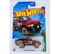 Hot Wheels - Toyota Land Cruiser 80 - Kroger Exclusive Red - Mud Studs 2/5-91/250 - Mint/NrMint Ships Bubble Wrapped in a Box