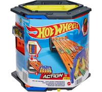 Hot Wheels Track Builder Action, Roll Out Raceway, Set with 5 Lane...