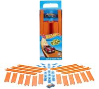 Hot Wheels Track Builder Straight track with Car Track and track connectors