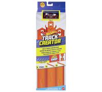 Hot Wheels Track Creator Starter Pack & 1:64 Scale Toy Car | 10 Feet of Track & 2 Speed Snap Adapters for Reverse Compatibility, Invent & Build, JDW43