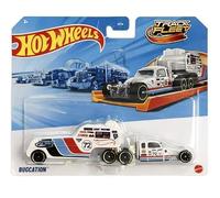 Hot Wheels Track Fleet - Bugcation [Truck W/Trailer] 1:64 Scale Diecast Toy Vehicle