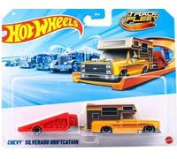 Hot Wheels Track Fleet Chevy Silverado Driftcation, 1:64 Scale